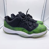 Jordan 11 Low Green Snakeskin - size 11.5