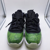 Jordan 11 Low Green Snakeskin - size 11.5
