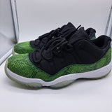 Jordan 11 Low Green Snakeskin - size 11.5