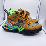 Nike Air Terra Forma Off-White Wheat Green Strike - size 8