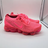 Nike Vapormax Flyknit 3 Triple Pink - size 6.5w