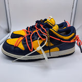 Nike Off White Dunk Low Michigan - size 11.5