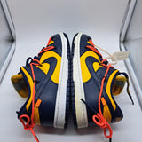 Nike Off White Dunk Low Michigan - size 11.5