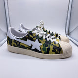 Adidas BAPE Superstar ABC Camo Green - size 9