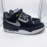Jordan 3 Tinker Black Cement Gold - size 11.5