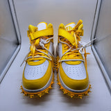 Nike AF1 Mid Off-White Canary Yellow - size 12