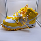 Nike AF1 Mid Off-White Canary Yellow - size 12