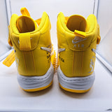Nike AF1 Mid Off-White Canary Yellow - size 12