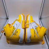 Nike AF1 Mid Off-White Canary Yellow - size 12