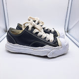 Maison Mihara Yasuhiro Hank Canvas Low Black Leather - size 38