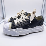 Maison Mihara Yasuhiro Hank Canvas Low Black Leather - size 38