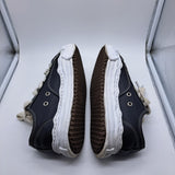 Maison Mihara Yasuhiro Hank Canvas Low Black Leather - size 38