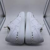 Bapesta White Studded  - size 8.5