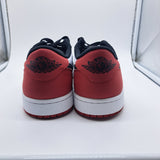 Jordan 1 Low Black Toe - size 10.5