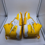 Nike AF1 Mid Off White Canary Yellow - size 10