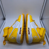 Nike AF1 Mid Off White Canary Yellow - size 10