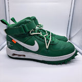 Nike AF1 Mid Off White Green - size 10