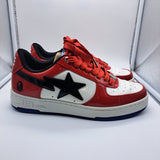 Bapesta Red White Patent Leather - size 10