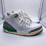 Jordan 3 Lucky Green - size 9w