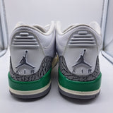 Jordan 3 Lucky Green - size 9w