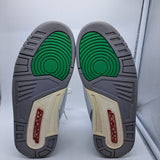 Jordan 3 Lucky Green - size 9w