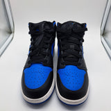 Jordan 1 Mid Black Royal Blue - size 6y