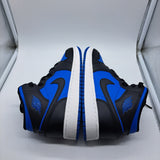Jordan 1 Mid Black Royal Blue - size 6y