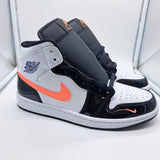 Jordan 1 Mid Mismatch Swoosh - size 9.5