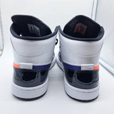 Jordan 1 Mid Mismatch Swoosh - size 9.5