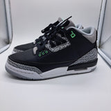 Jordan 3 Green Glow - size 6y