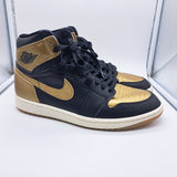 Jordan 1 Metallic Gold - size 10