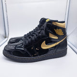 Jordan 1 Black Metallic Gold - size 9.5