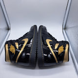 Jordan 1 Black Metallic Gold - size 9.5