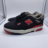 New Balance 550 Black Red - size 8
