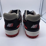 New Balance 550 Black Red - size 8