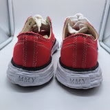 Maison Mihara Yasuhiro Hank OG Sole Canvas Low Faded Red - size 44(11us)