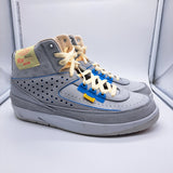 Jordan 2 Union Grey Fog - size 9