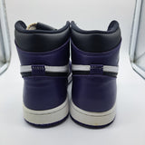 Jordan 1 Court Purple White - size 7.5