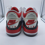 Jordan 3 Fire Red - size 10