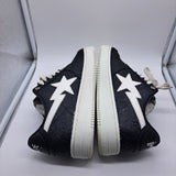 Bapesta Low Black White - size 10