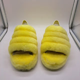 Ugg Fluffy Slide Lemon - size 6