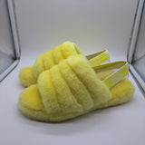 Ugg Fluffy Slide Lemon - size 6