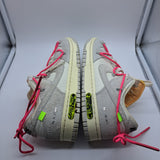 Nike Off White Dunk Low Lot 17 - size 9
