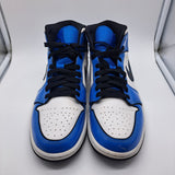 Jordan 1 Mid Signal Blue - size 8.5
