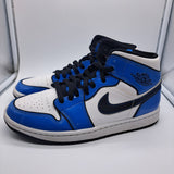 Jordan 1 Mid Signal Blue - size 8.5