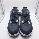 Jordan 4 Black Canvas - size 8.5