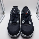 Jordan 4 Black Canvas - size 8.5