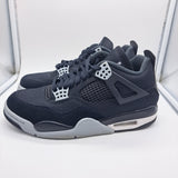 Jordan 4 Black Canvas - size 8.5