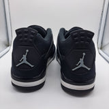 Jordan 4 Black Canvas - size 8.5