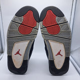 Jordan 4 Black Canvas - size 8.5